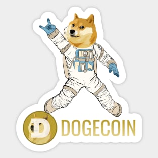 Dogecoin coin Crypto coin Cryptocurrency Sticker